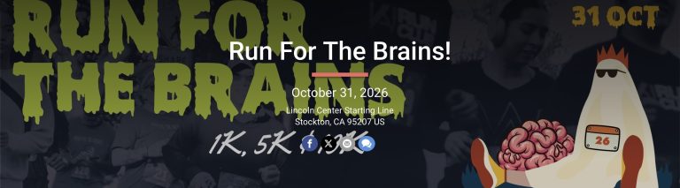 Run For The Brains event graphic